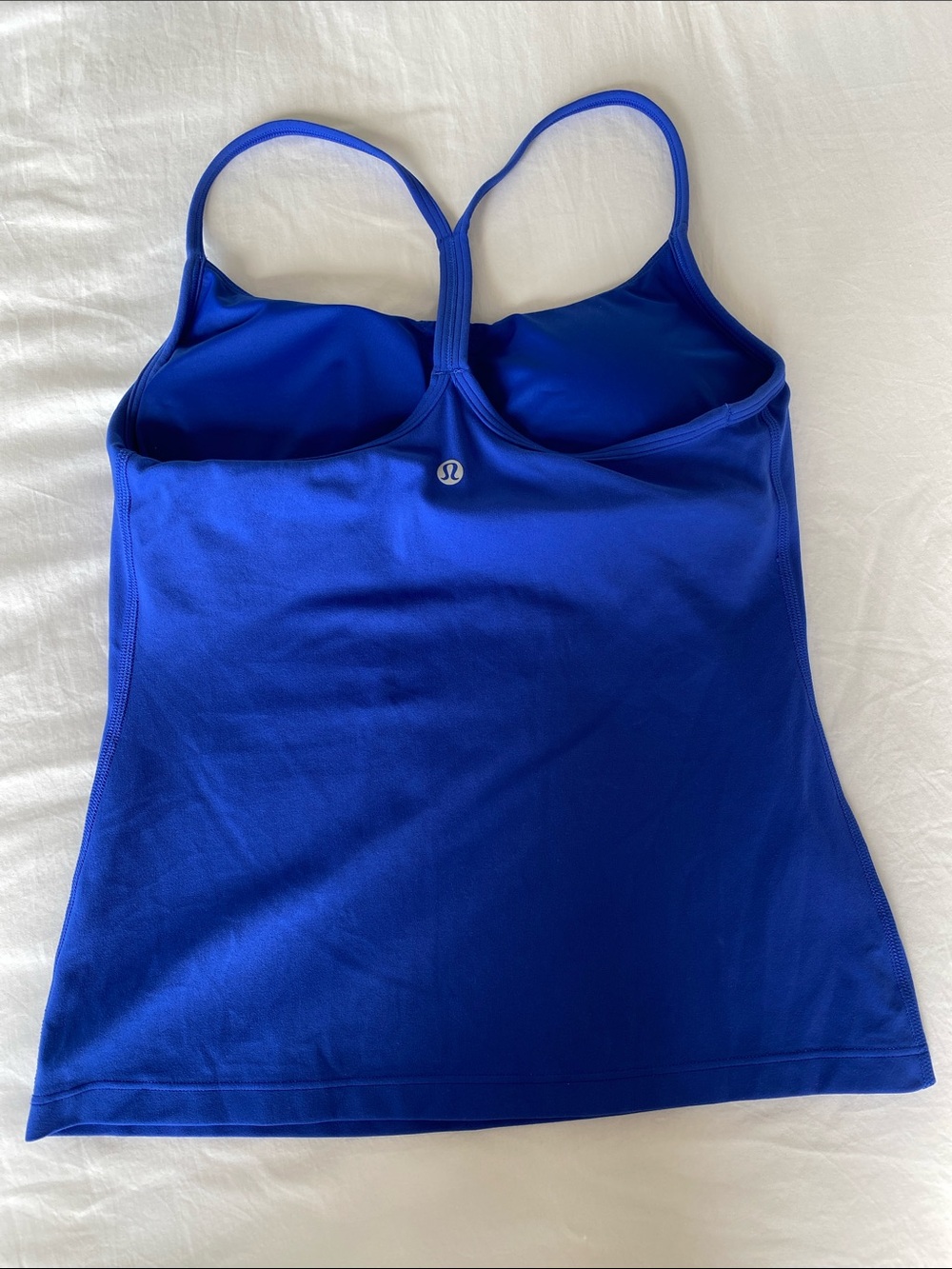lululemon Flow Y Tank & Bike Shorts Set - Blue - Picture 4 of 4